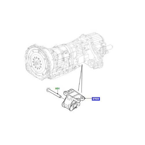 Tampon cutie transfer Range Rover L405 LR091364