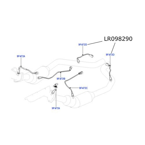 Senzor oxigen LR Discovery 5 Range Rover L405 si Sport LR098290