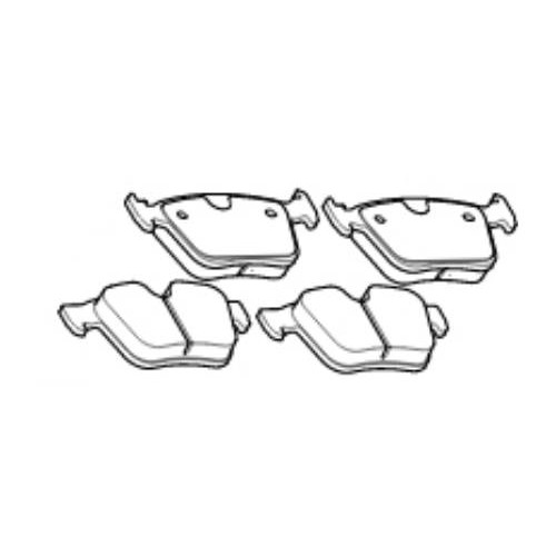 Placute frana spate Discovery Sport Range Rover Evoque LR110327 LR160436