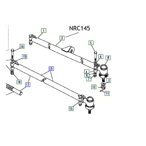 Bara directie Discovery Range Rover NRC145