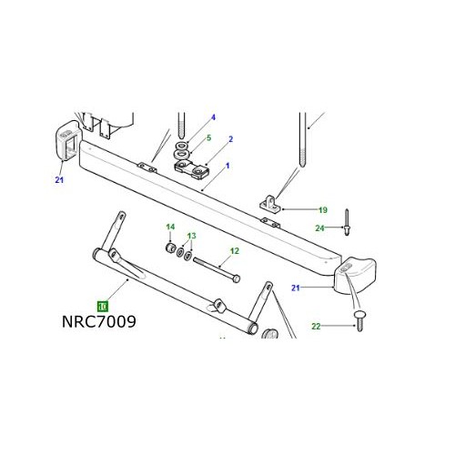 Bara scut protectie sistem directie LR Defender NRC7009