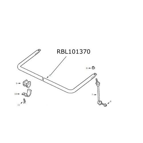 Bara stabilizatoare Land Rover Discovery 2  RBL101370