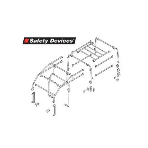 Roll Cage Safety Devices pentru LR Defender model lung 110 RBL1727SSS