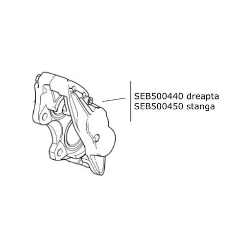 Etrier frana fata stanga LR Defender SEB500450