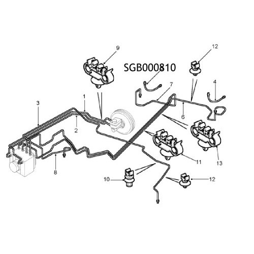 Conducta frana Freelander SGB000810
