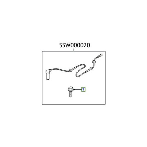Senzor ABS Freelander SSW000020