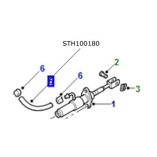 Furtun pompa ambreiaj LR Discovery 2 STH100180
