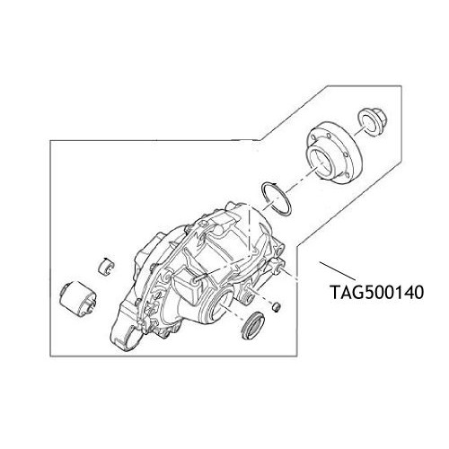 Diferential ansamblu Discovery 3 TAG500140 LR056944