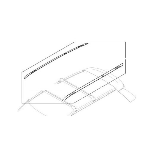 Ornamente pentru bare longitudinale plafon Range Rover Sport 2014-  VPLWR0108