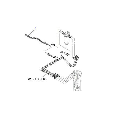 Conducte motorina pompa rezervor Discovery 2 TD5  WJP108110