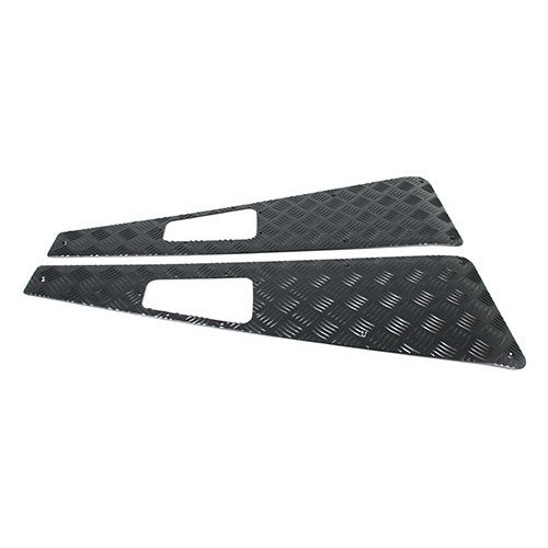 Aparatori aluminiu negre aripi superioare Land Rover Defender de la 2007 WTKIT03/B