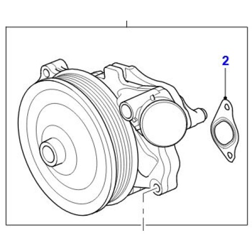 Pompa apa V6 V8 Jaguar XK XF XJ XE F-PACE AJ813909