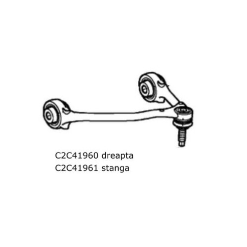 Bascula superioara suspensie fata stanga Jaguar XJ C2C41961