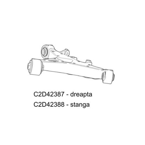 Bascula suspensie spate stanga Jaguar XJ XF C2D42388