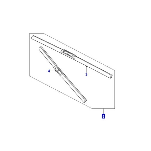 Set lamele stergatoare parbriz Jaguar XF XJ C2D60832