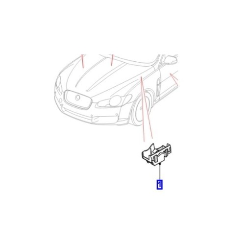 Switch alarma capota Jaguar XF 2009-2015 C2Z25004
