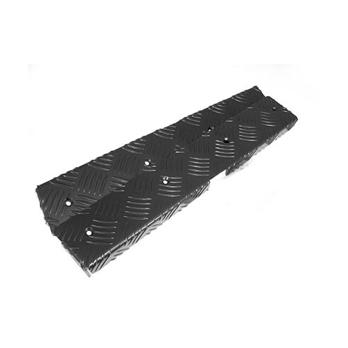 Aparatori panouri spate aluminiu 3mm negru Mammouth Land Rover Defender tip 110 lung 2007-2016 CNKIT02-110/B