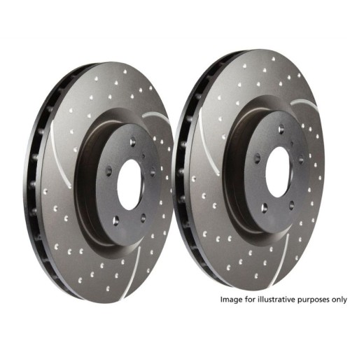 Discuri frana spate heavy duty EBC Range Rover Sport 2005-2009 Discovery 3 si 4 DA4473 SDB000636