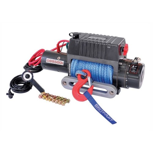 Troliu 12V Britpart 9500lbs plasma sintetica DB9500IR