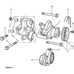 Fulie pompa directie PQR10020L Land Rover Freelander