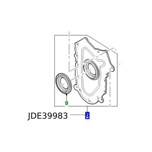 Ansamblu capac simering distributie fata Jaguar motor 2000cc JDE39983