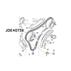 Lant distributie secundar 2.0 benzina Jaguar JDE40738