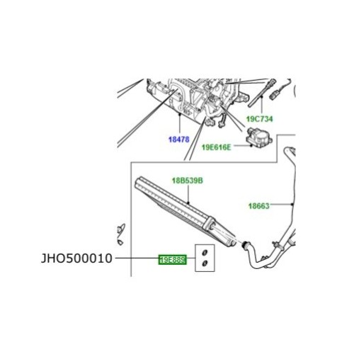 Oring conducta calorifer Discvery 3 Range Rover Sport JHO500010