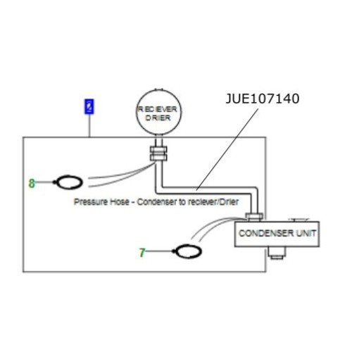 Conducta aer conditionat Defender TD5 JUE107140