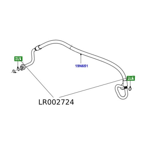 Oring Aer Conditionat Freelander 2 RR Evoque si L322 LR002724