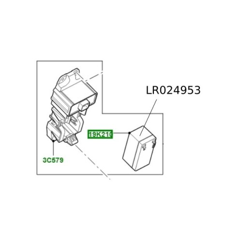 Baterie acumulator selector viteze Range Rover Evoque LR024953