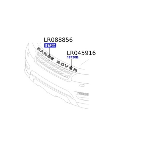 Emblema text capota ROVER Range Rover Sport de la 2014 LR045916