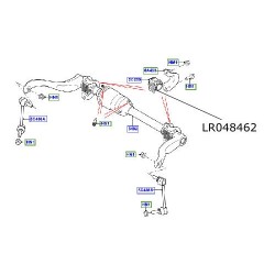 Bucsa antiruliu spate Range Rover L405 si Sport LR048462