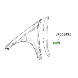 Garnitura aripa fata Discovery Sport LR058491