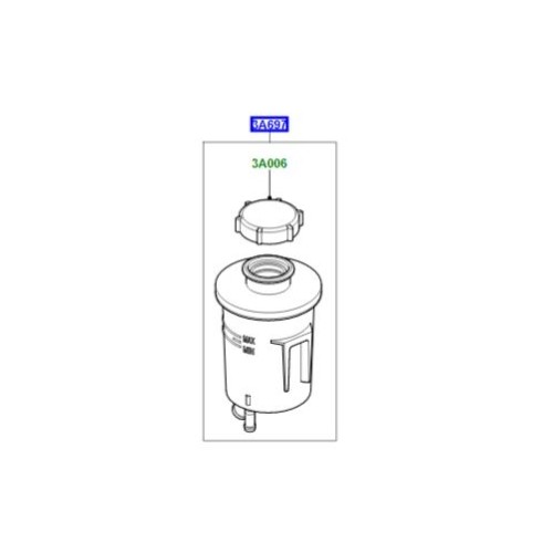 Vas lichid servodirectie Discovery 4 Range Rover L322 si Sport LR061407