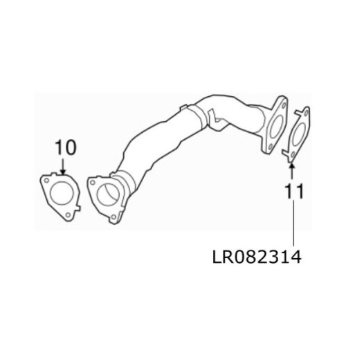 Garnitura conducta EGR motor 2.0 diesel Discovery 5 si Sport RR Evoque si Sport LR082314