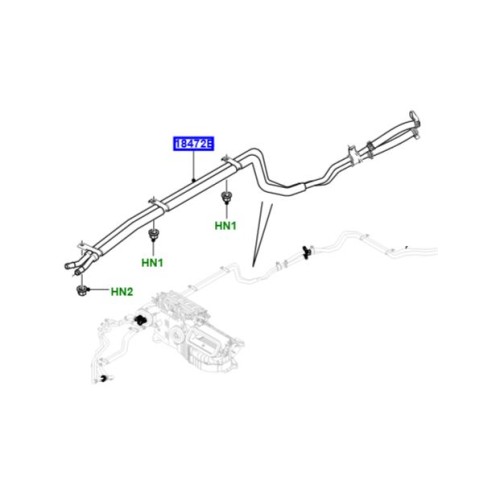 Set conducte clima incalzire LR Discovery 5 Range Rover Sport si L405 LR085582