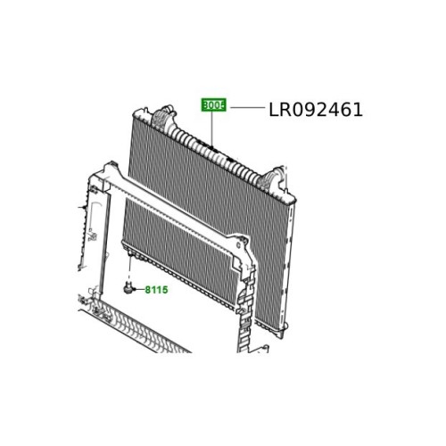 Radiator apa 2000cc Range Rover Evoque LR092461