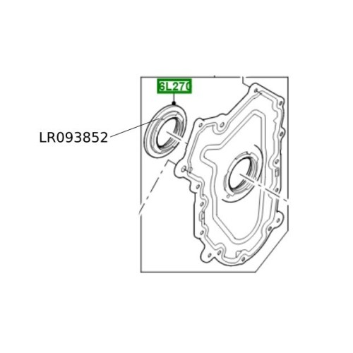 Simering distributie 2000cc benzina Discovery Sport RR Evoque si Sport LR093852