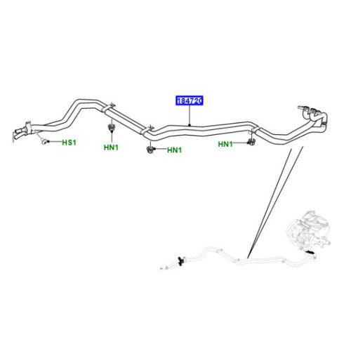 Set conducte clima incalzire Range Rover Sport si L405 LR096502