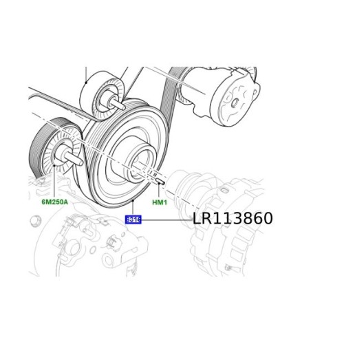Fulie vilbrochen 2.0L Discovery 5 si Sport RR Evoque si Sport LR113860