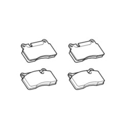 Placute frana fata Defender de la 2020 Discovery 5 Range Rover L405 s…