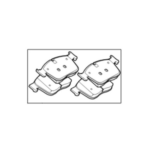 Placute frana fata Range Rover Evoque LR160438