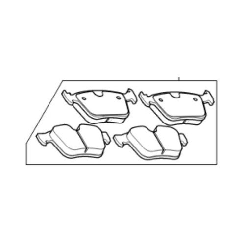 Placute frana spate standard LR Discovery Sport LR160459