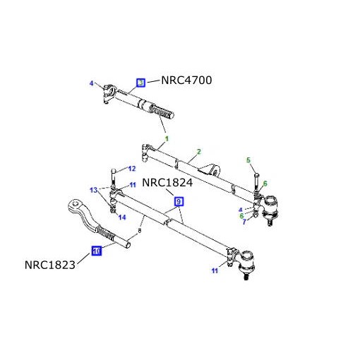 Cap ajustare bara directie LR Discovery 1 RR Classic NRC4700