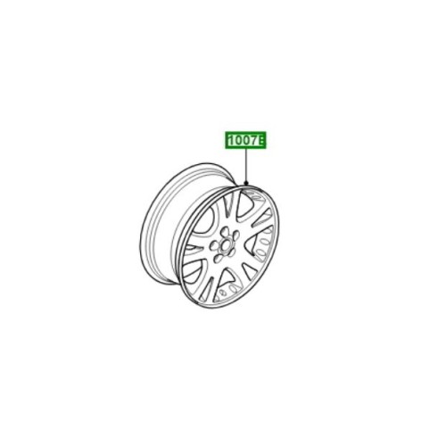 Janta aliaj 9Jx19 5x2 spite argintiu Range Rover Sport 2005-2009 RRC502280MNH