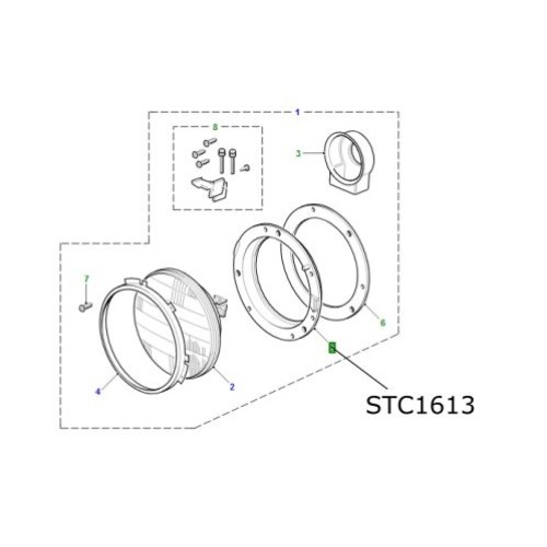Inel suport far STC1613 Land Rover Defender