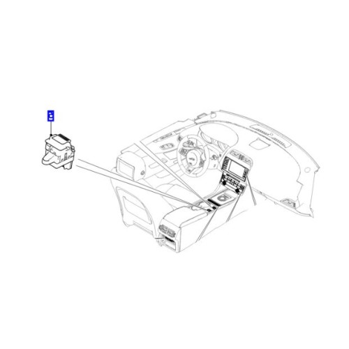 Switch frana mana Jaguar XF de la 2016 XE F-PACE T2H39311