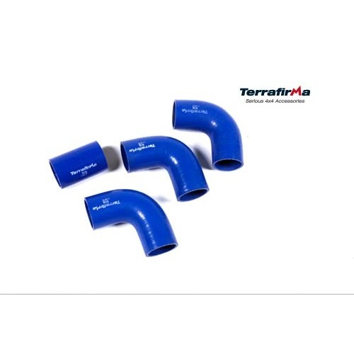 Furtunuri silicon intercooler kit culoare albastru LR Defender 200TDI TF720
