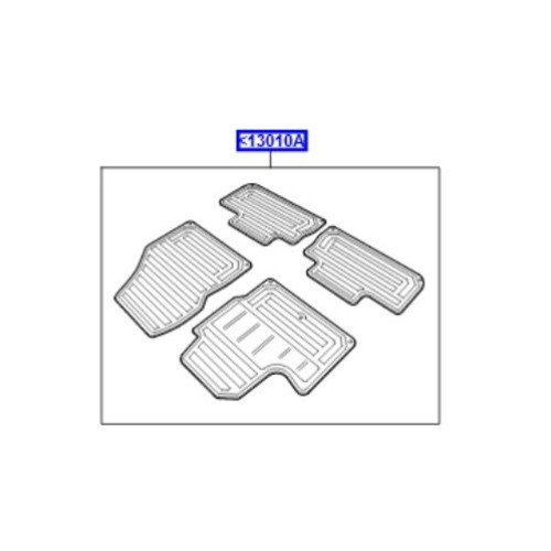 Covoare cauciuc set complet Freelander 2 VPLFS0234
