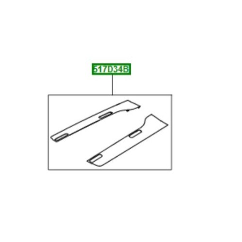 Ornamente spate bare longitudinale LR Discovery 5 VPLRR0158